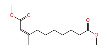 (Z)-Dimethyl 3-methyl-2-decenedioate